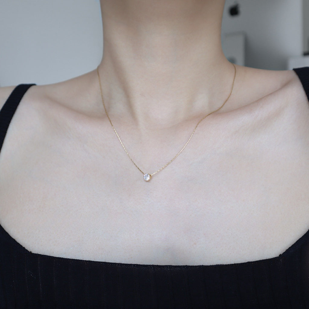 18K Gold-Plated Collarbone Necklace