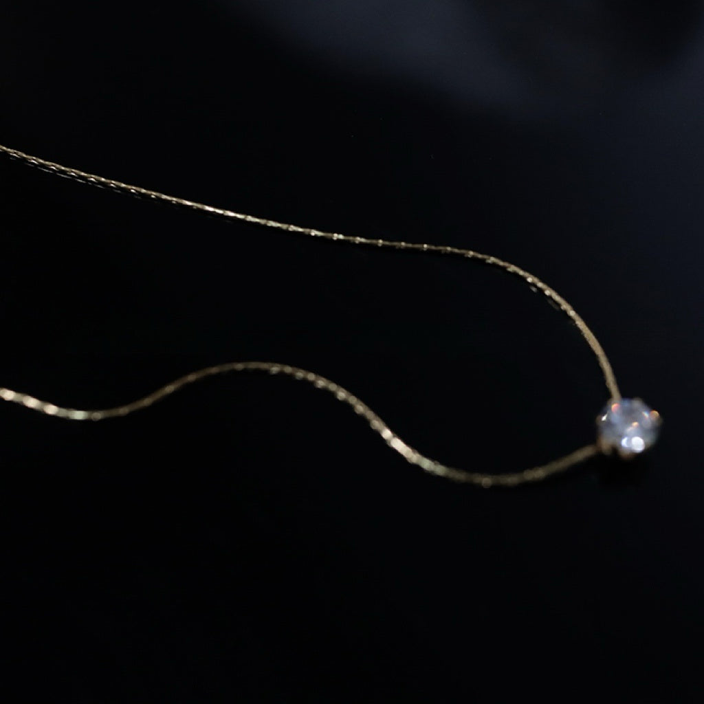 18K Gold-Plated Collarbone Necklace