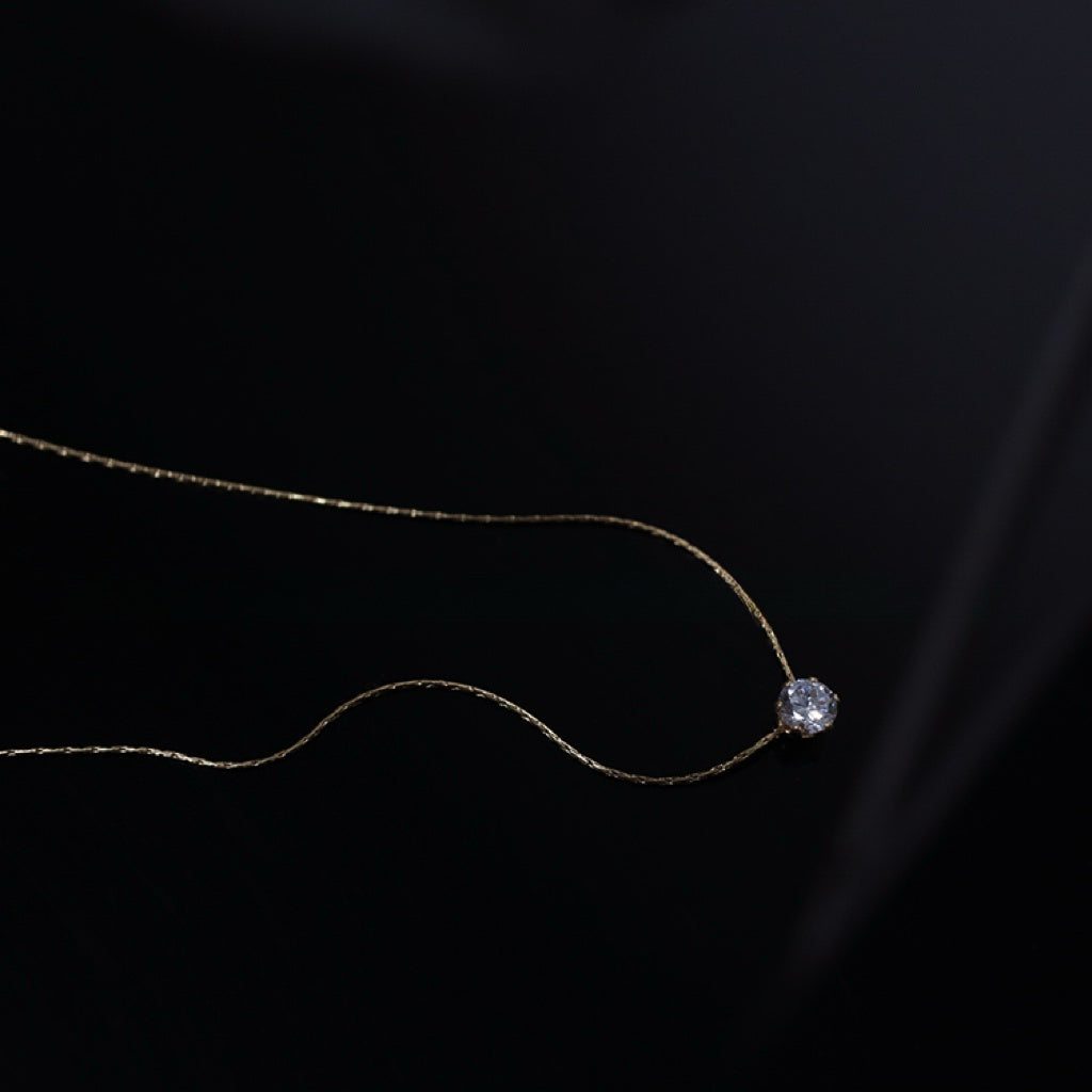 18K Gold-Plated Collarbone Necklace
