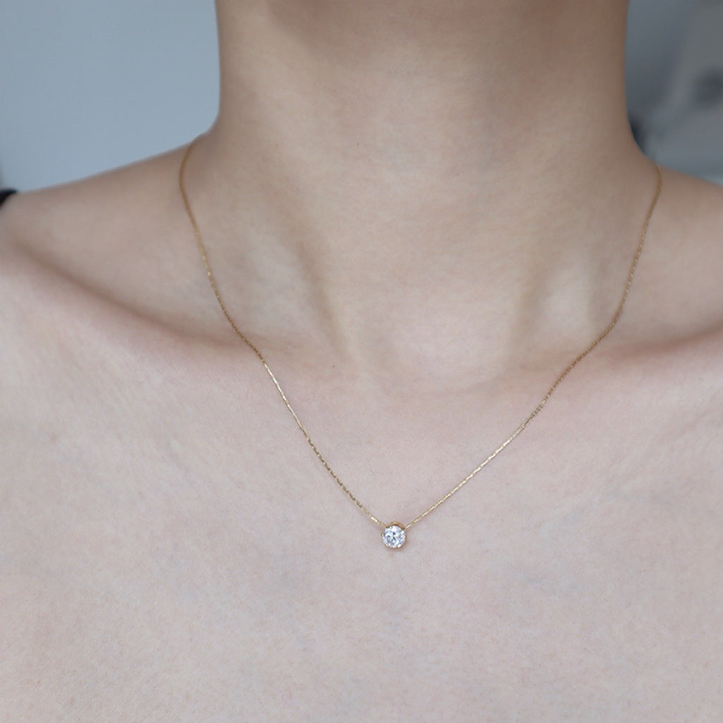 18K Gold-Plated Collarbone Necklace