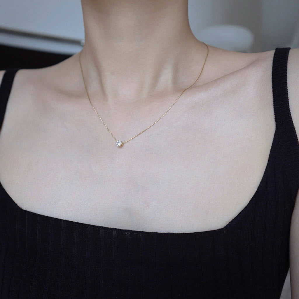 18K Gold-Plated Collarbone Necklace
