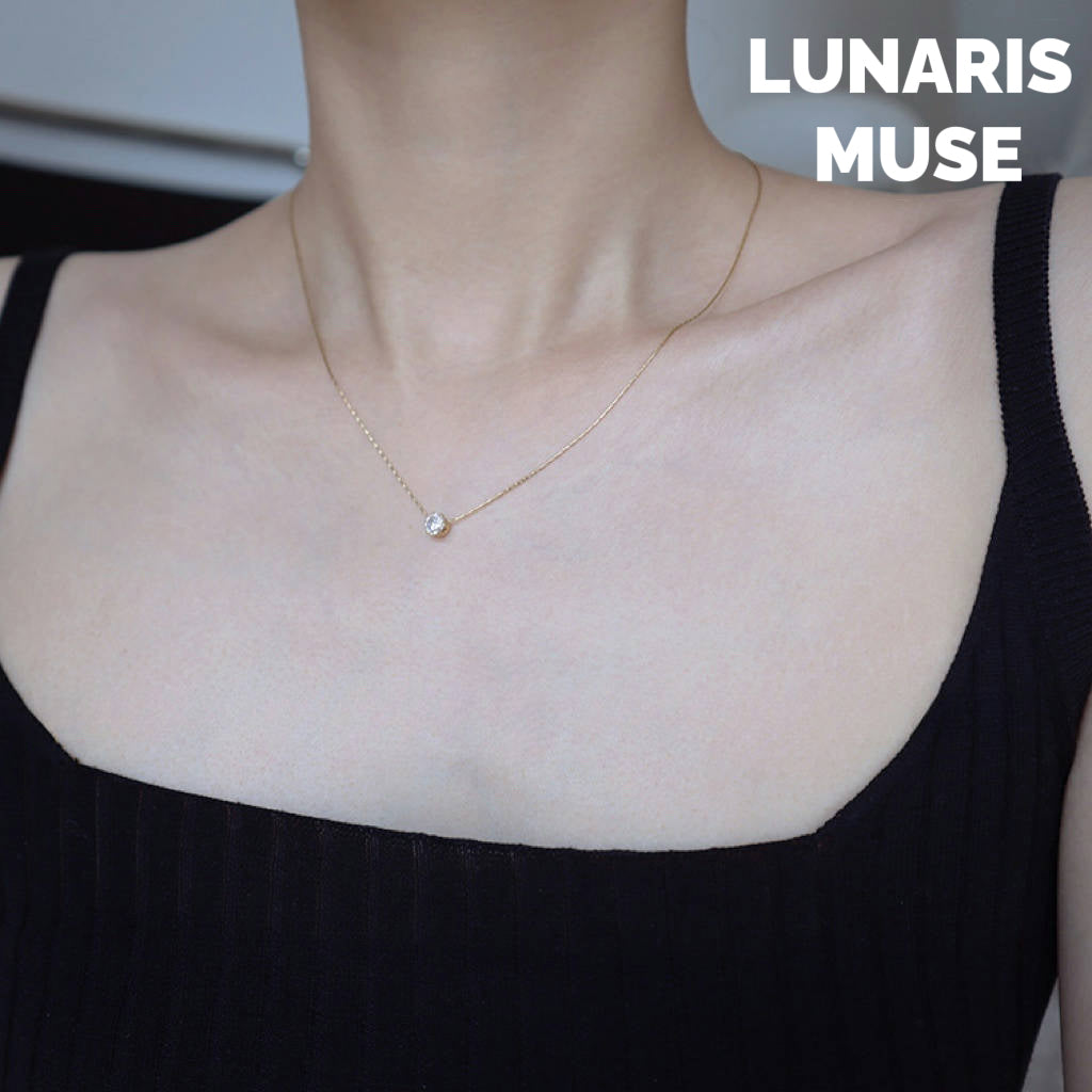 18K Gold-Plated Collarbone Necklace