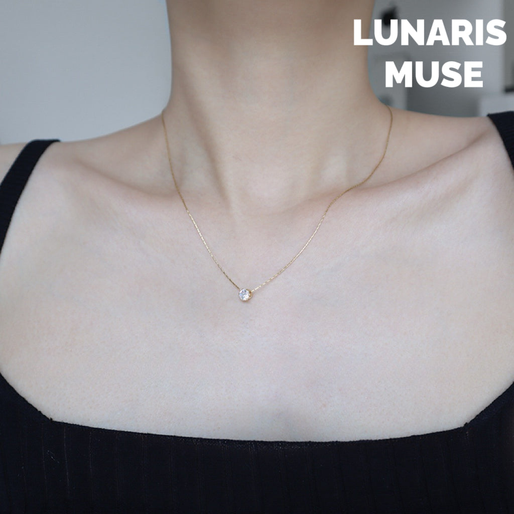 18K Gold-Plated Collarbone Necklace