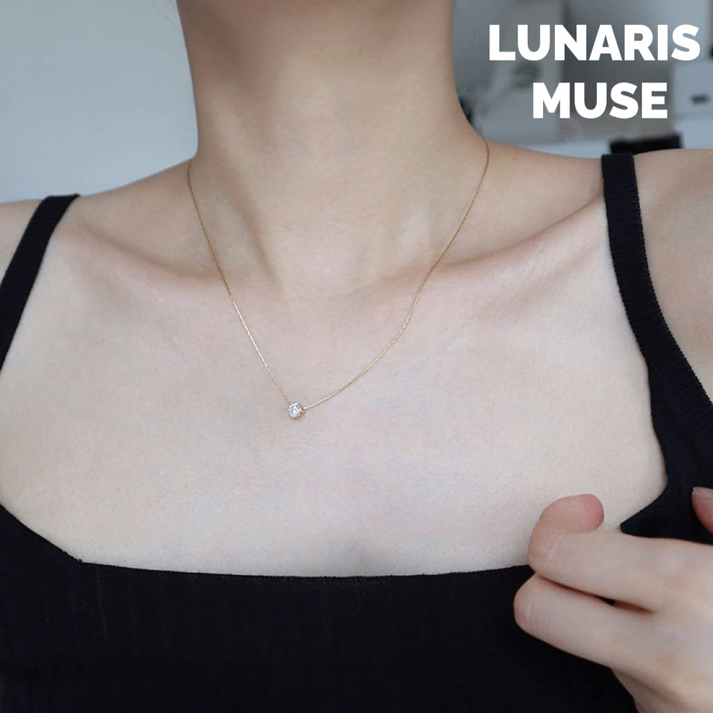 18K Gold-Plated Collarbone Necklace