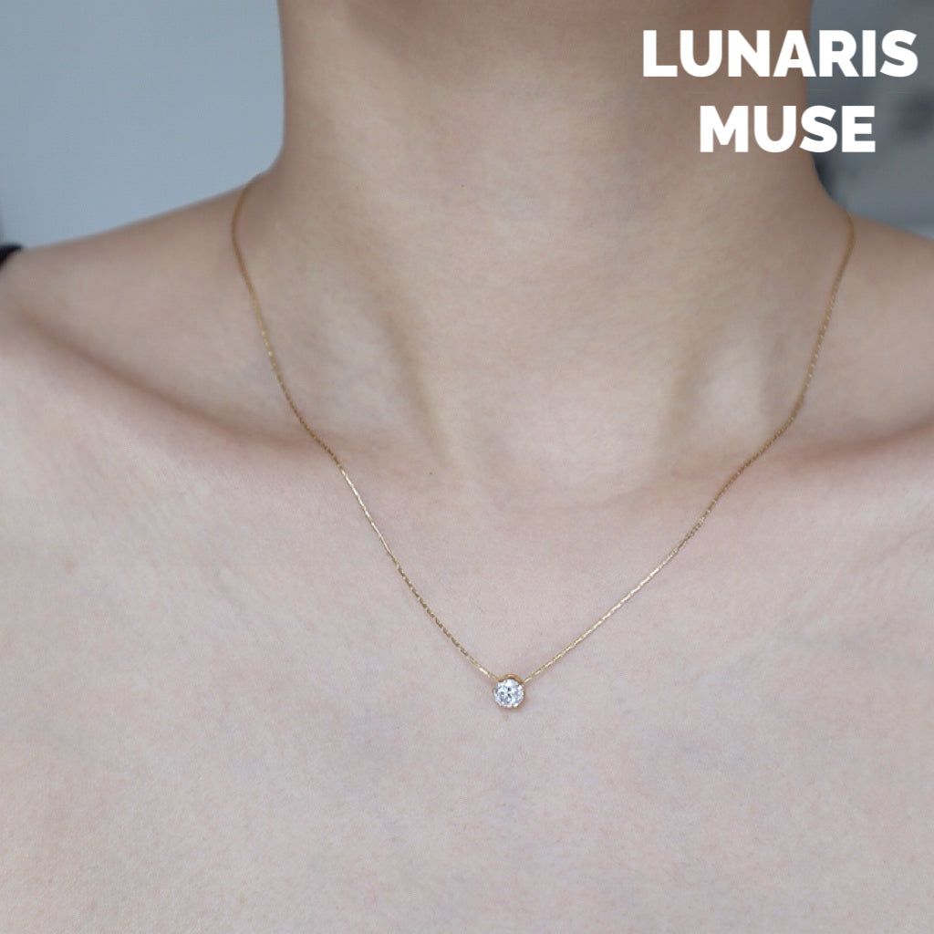 18K Gold-Plated Collarbone Necklace